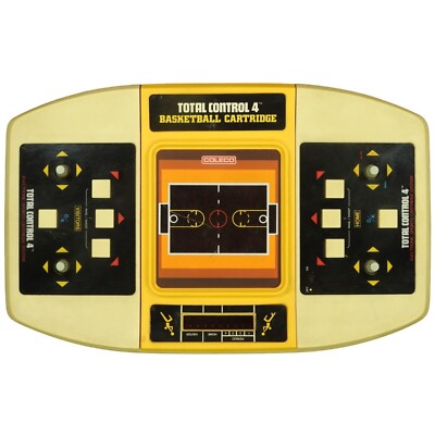 VTG Coleco Total Control 4 Basketball Electronic Sports Game Intermittent
