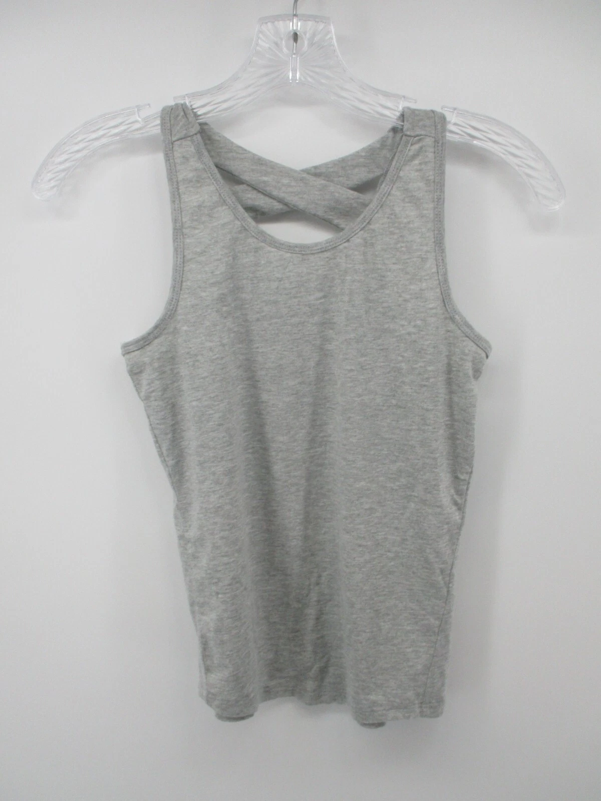 yogalicious sleeveless round neck strappy racerback tank-top