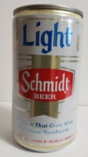 Schmidt Light vintage Beer Can G Heileman Bre...