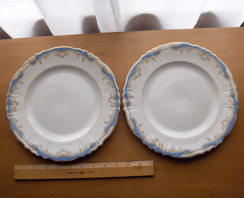 Syracuse Carvel 2 dinner plates~Federal shape~1960's~made in USA-No Reserve! - Bild 1 von 4