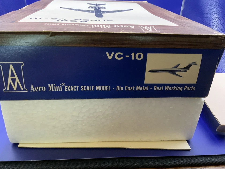 Aero Mini Boca Super VC-10 Diecast Modelo Nuevo de Lote Antiguo Foto 4 de 4