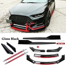 Front Bumper Lip Spoiler Splitter Rear Lip Side Skirt For Hyundai Veloster