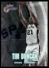 2000-01 Fleer Game Time #89 Tim Duncan