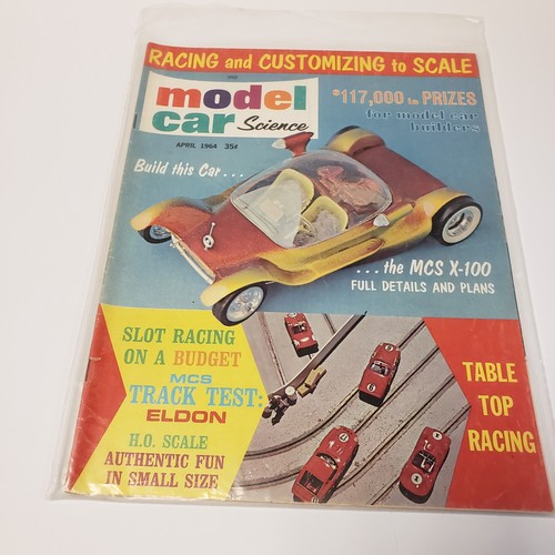 Vtg Model Car Science Magazine Lot of 11 Issues for 1964 Excellent - Picture 4 of 11