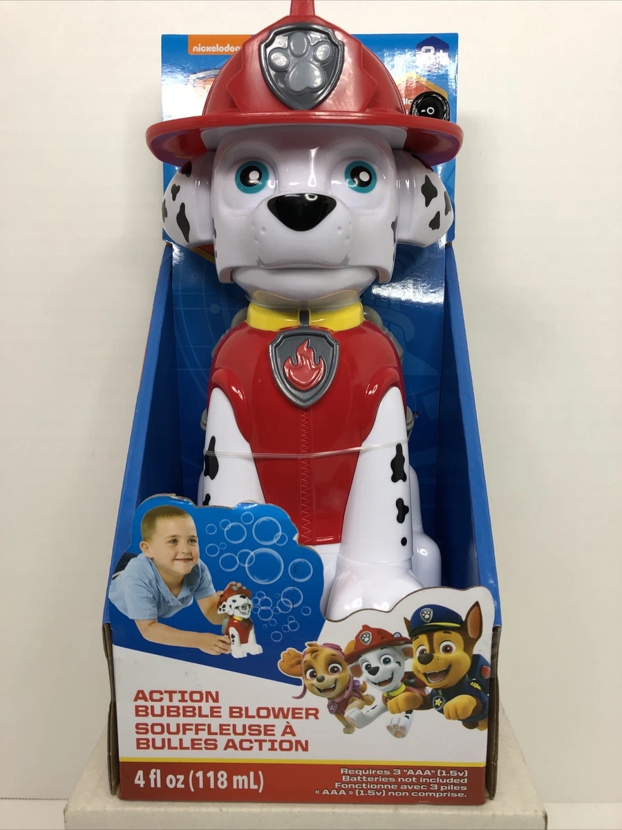 Paw patrol action store bubble blower