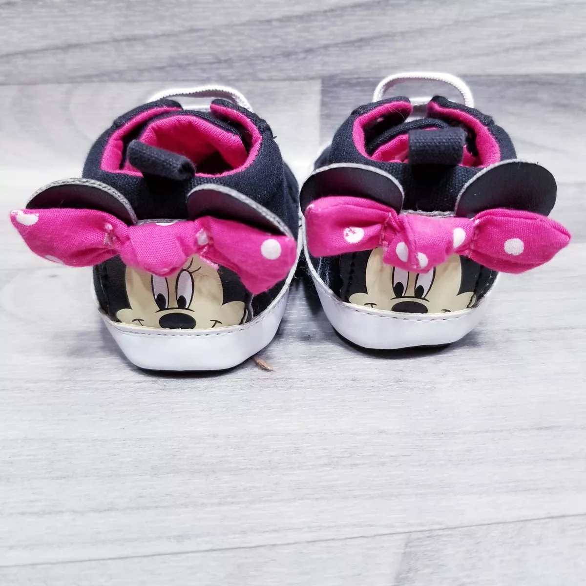 Disney Minnie Mouse Girls No Lace Shoes - Kids Disney Character Loafer Low  Top Slipon Casual Tennis Canvas Sneakers (size 5-12 Toddler - Little Kid) :  Target