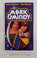 MORK & MINDY VINTAGE  TV SHOW / SERIES FRIDGE MAGNET - M692