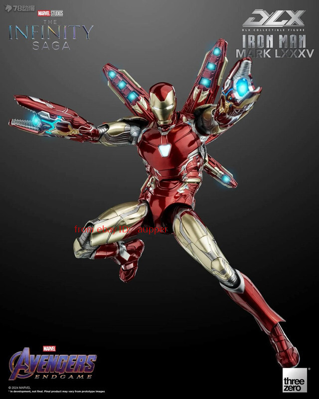 Threezero 3a Marvel Dlx Series Iron Man Mk85 Limited Action Figure