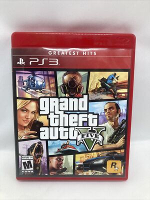 Grand Theft Auto V GTA 5 Ps3 Complete with Map and Manual Greatest