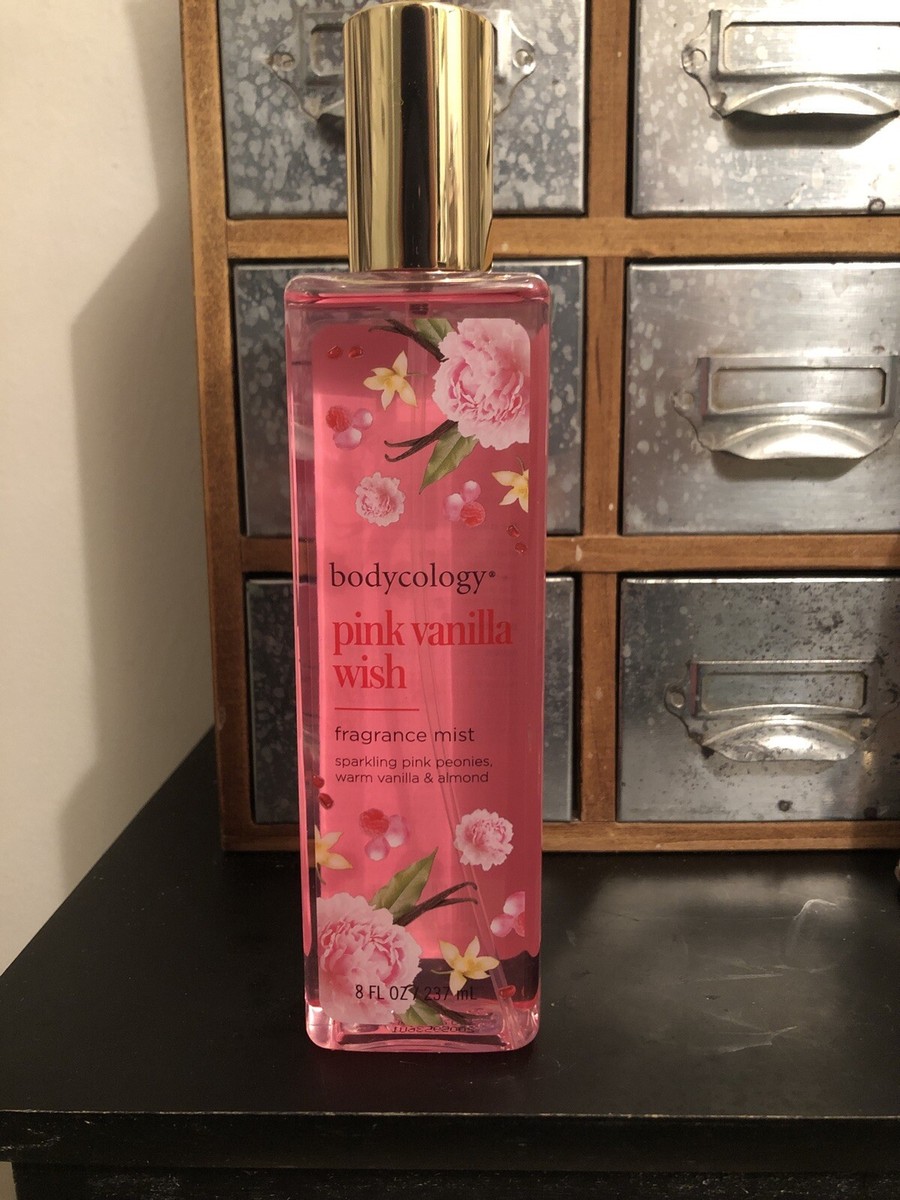 Pink Vanilla Wish by Bodycology Body Mist Spray oz New