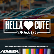 Hella Cute Decal Sticker - Design For Cars Bumpers Windows Jdm Kawaii Cute