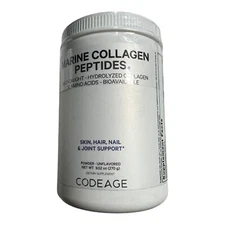 Codeage Marine Collagen Peptides Powder Unflavored 9.52 oz EXP02/26