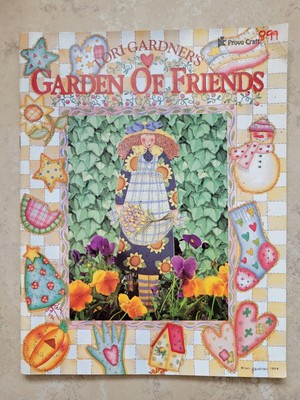 Garden of Friends Lori Gardner Decorative Tole Painting Book Provo Craft Vintage