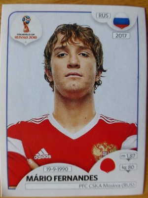 PANINI FIFA WM 2018 Sticker-Nr. 37 Mario Fernandes   NEU