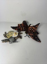 Lot of 2 Walt Disney World Bean Bag Plush Insects Walt Disney World Tags 