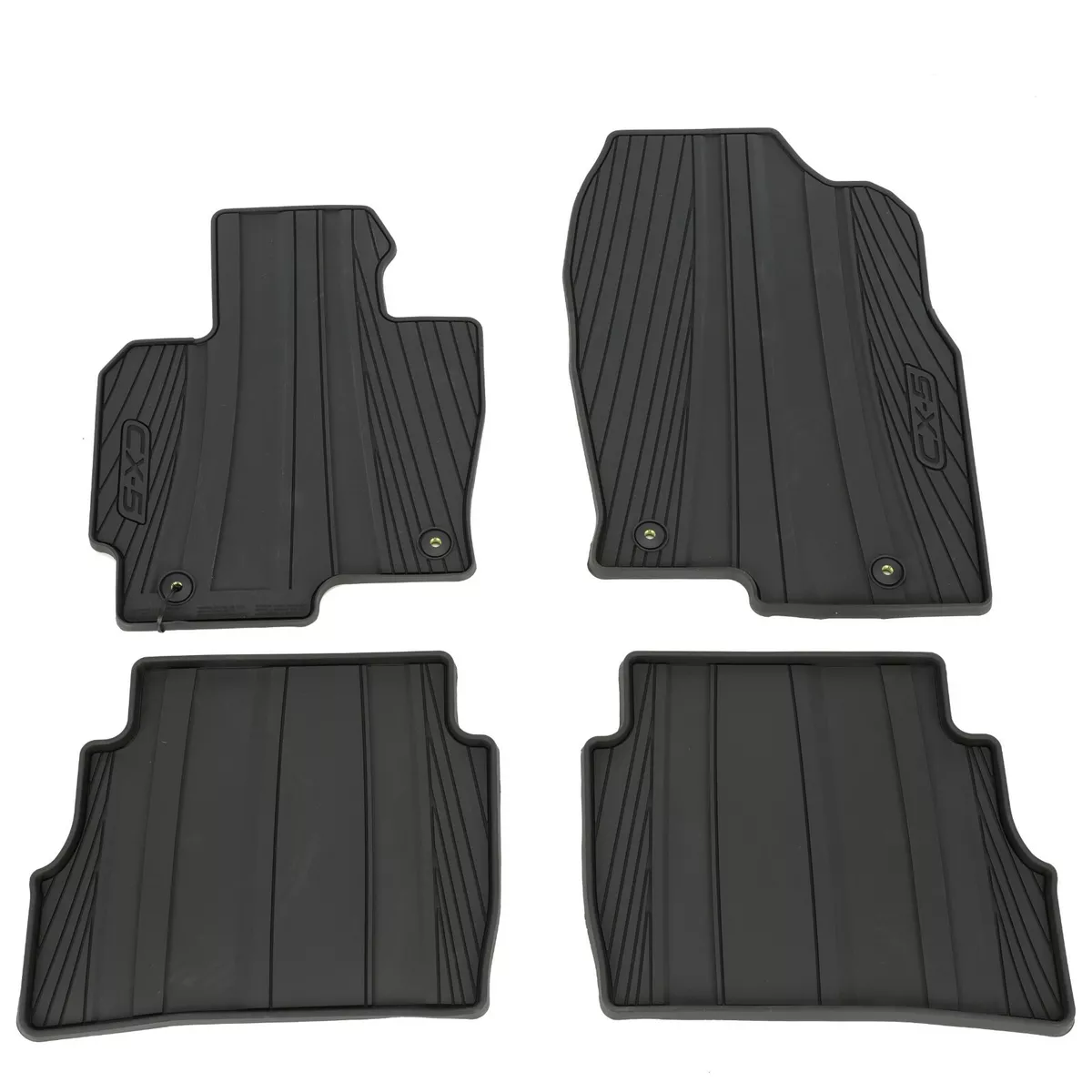 2013 2016 Mazda CX 5 All Weather BLACK Floor Mats Rubber 4 Piece
