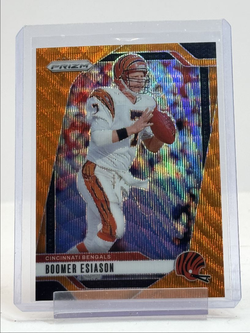 BOOMER ESIASON 2024 PANINI PRIZM ORANGE WAVE BENGALS /60 Q3615