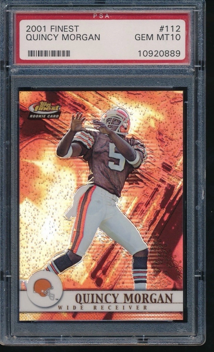 2001 Topps Finest QUINCY MORGAN #112 PSA 10 GEM MINT /1000 | eBay