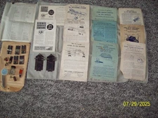 Pair of Lionel 153C & CTC controllers, Operating Instructions  & old Catalogs  