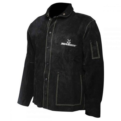 Caiman 3029 30'' Black Boarhide Pigskin Jacket, X-Large