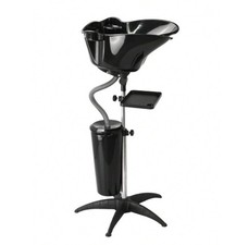 Portable Shampoo Bowl Adjustable Salon Hair Wash Basin 10L Drain Hose