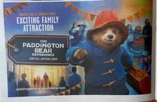 The Paddington Bear Experience Advert Newspaper Ad Mini Poster Clipping 10x7?