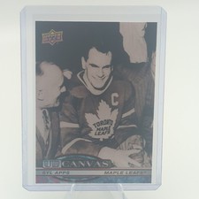 2025-26 Upper Deck Series 2 - Ud Canvas Retired Syl Apps #C-247 Black &amp; White