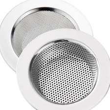 LASSHSWA 2 Pcs Kitchen Sink Strainer Stainless Steel, Mesh and Punching, Kitc...