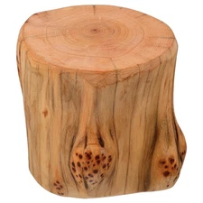  Jewelry Display Base Small Tree Stump Stand Christmas Wood Decor