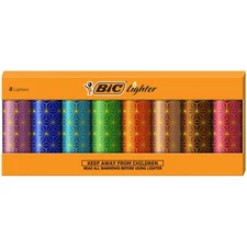 BIC Special Edition Metallic Series Lighters, 8-Count