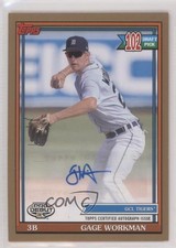 2021 Topps Pro Debut Gold Auto 31/50 Gage Workman #PD-179 Auto 7eo