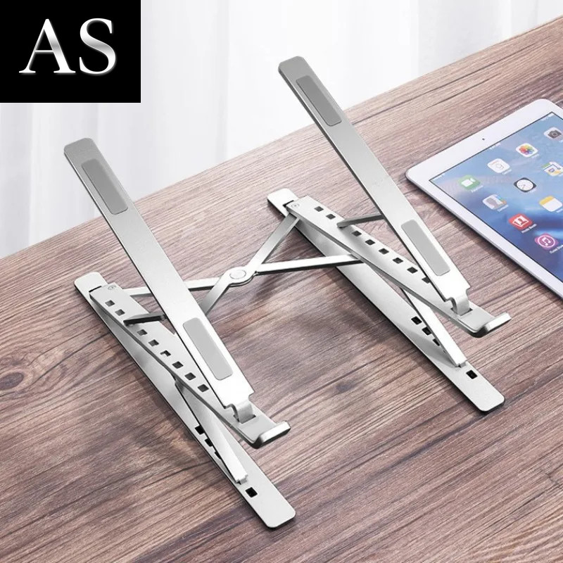 Per Macbook Supporto Portatile Pieghevole Regolabile Alluminio Computer PC Tablet Stan foto 5