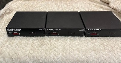 AMX AXB-Vol3-3-Channel Volume Controllers lot of 3
