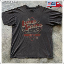 Lynyrd Skynyrd 50th Anniversary Nuthin  Fancy Unisex Black T-shirt, Size S-5XL