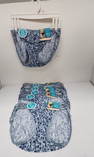 Vanity Fair Women Style18108 Illumination String Bikini 6 Pairs Blue 7/L New
