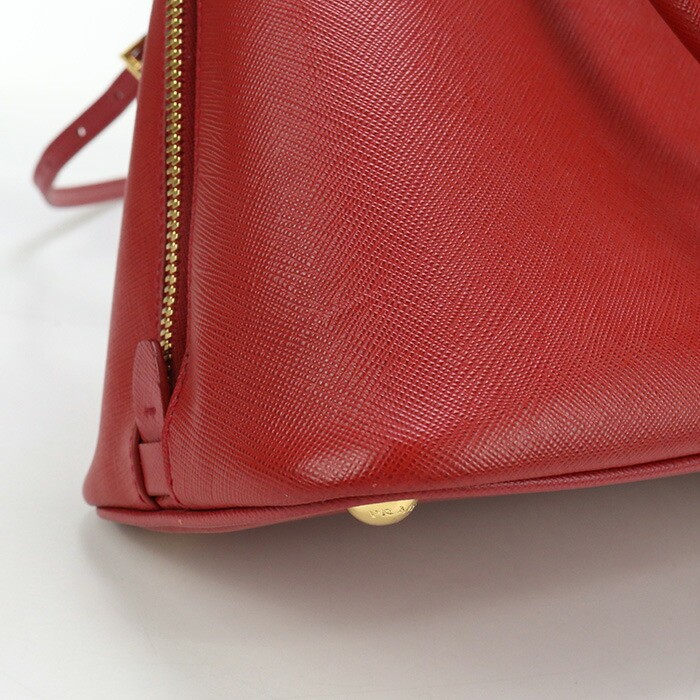 Prada Handbag Bl0837 Nzv F068Z 2Way Saffiano Leather Women'S