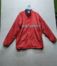 VINTAGE Nike Men Jacket XL Windbreaker Mini Swoosh Embroidery Fleece Lined Y2K