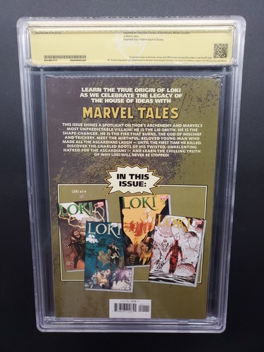 TOM HIDDLESTON AUTOGRAPH SIGNED TRIALS OF LOKI MARVEL TALES #1 COMIC CBCS THOR - Picture 7 of 24