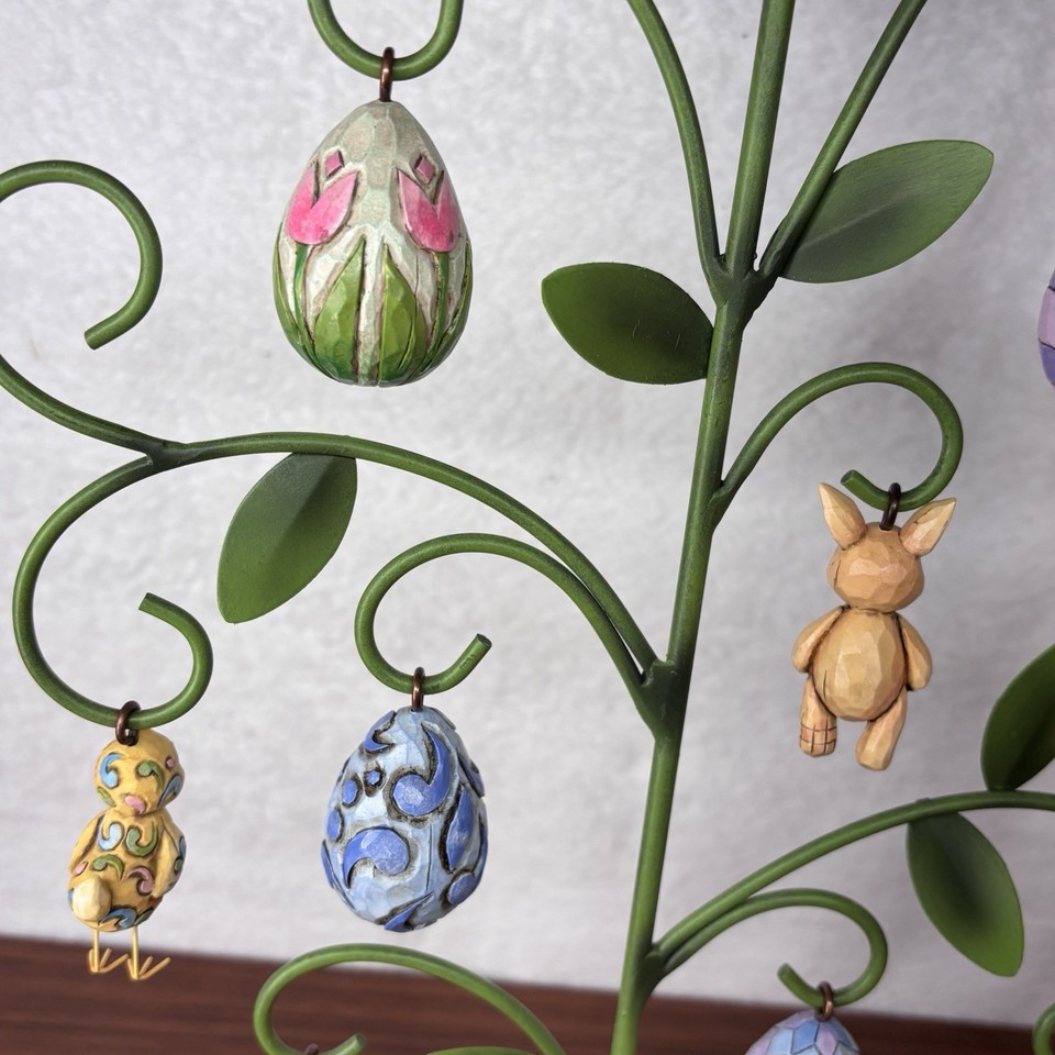 Jim Shore Spring Tree w Easter Ornaments 9 pc. Complete Set #4009306 ...
