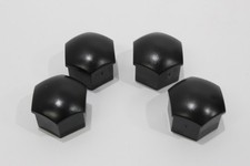 VW Passat 32B B2 schwarz Radmutter Schraube Abdeckkappen x4 NEU Original 321601173A01C