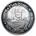 1988 Superman 50th Anniversary 1 Oz .999 Fine Silver Round