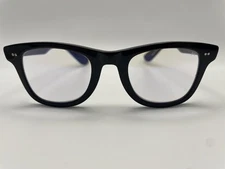 CADDIS PORGY BACKSTAGE 1.50 GLOSS BLACK BLUE LIGHT GLASSES 50-23-145 NEW