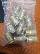 10 Pieces  1" Viega Pro Press Male Adapter, Lead Free Brass,  Propress MIP NPT