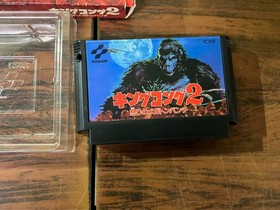 King Kong 2: Ikari No Megaton Punch Nintendo Famicom NES Tested W/ Box Japan