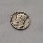 Very Fine Tough Early-Date U.S. 90% Silver 1924-D MERCURY DIME