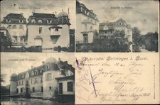 Schlosshotel Boltingen Basel view vintage postcard y589