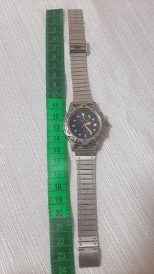 Vintage Calvin Klein 1500 Professional‎ Green Face Stainless Band 200 Meters Rare Vintage Calvin Klein 1500 Professional Diver - 200m  main image 4