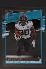 2020 Panini Chronicles Clearly Donruss Rated Rookie #RR-JR James Robinson NM