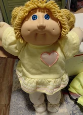 Classic 1984 Cabbage Patch Kid, Honey Colored Braids, Blue Eyes, HM2