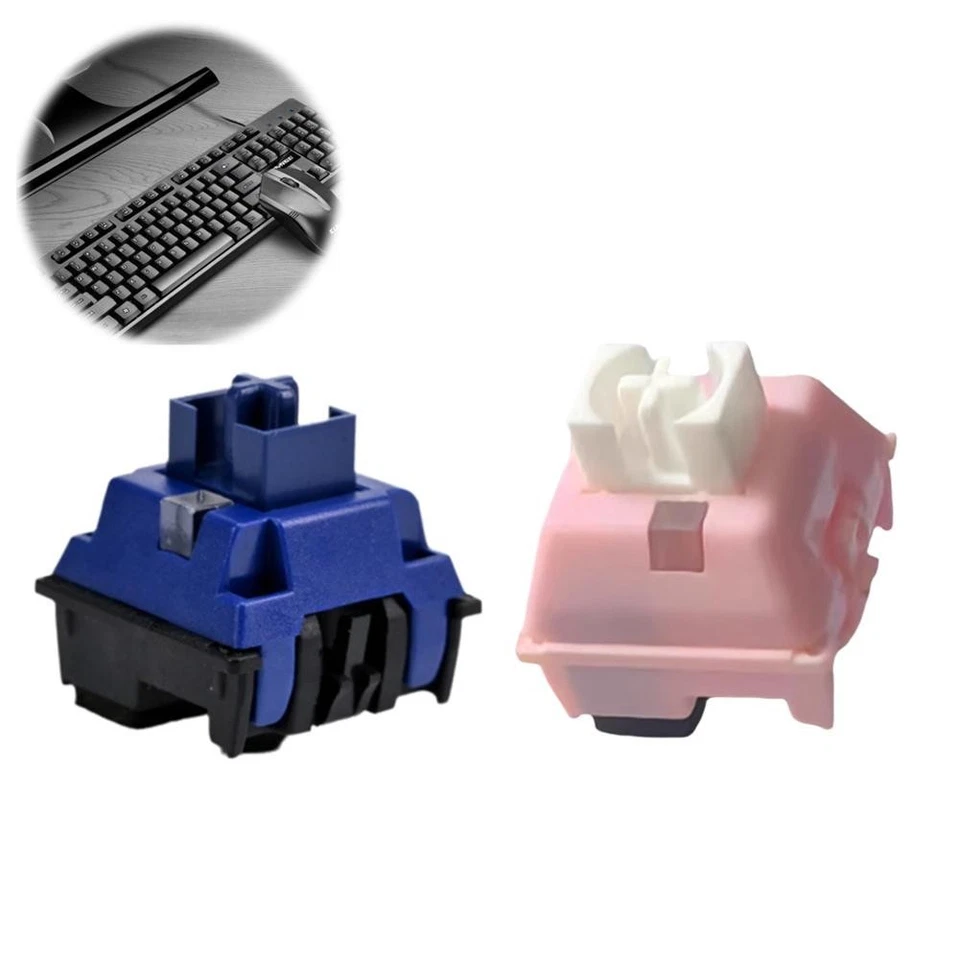 10 Silent/Clicky Mechanical Keyboard Switches,Optical For Gaming,Silent T8X9 - Image 3 of 4